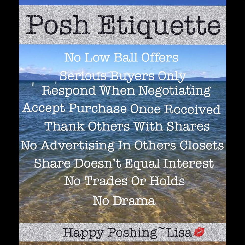 Lisa’s Posh Tips and Closet Rules🌻💋